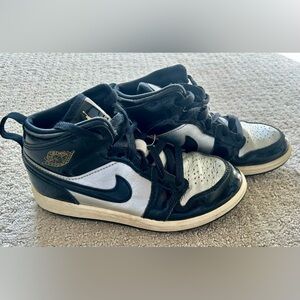 Nike Air Jordan Retro Black and White High Tops